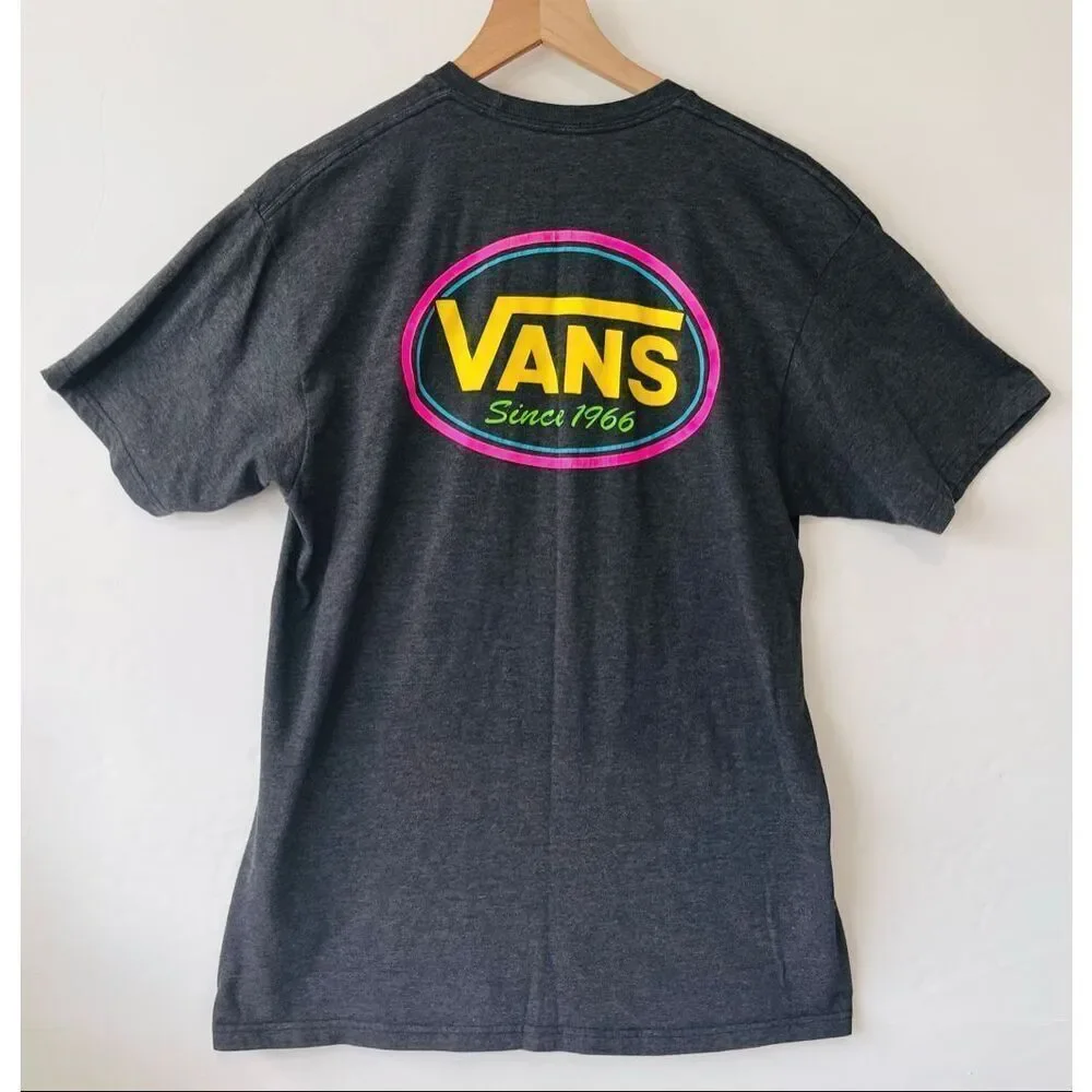 Vintage Vans Gray Tee   Mens Large